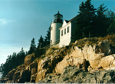 Bass Harbor Lighthouse in Maine
